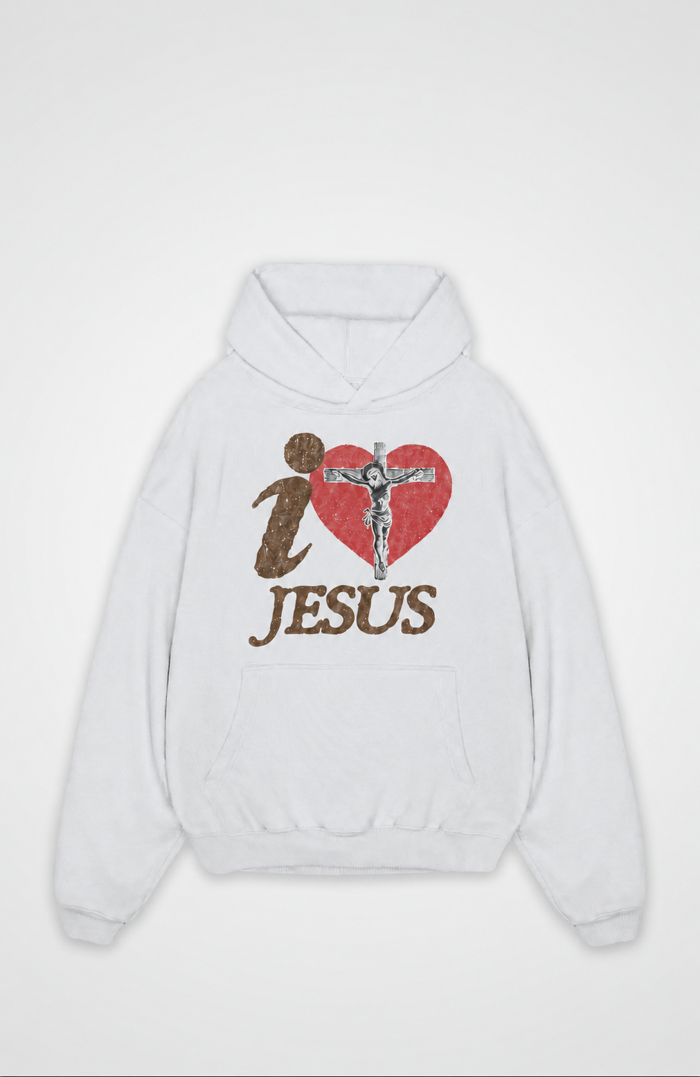 I love Jesus Oversized Hoodie