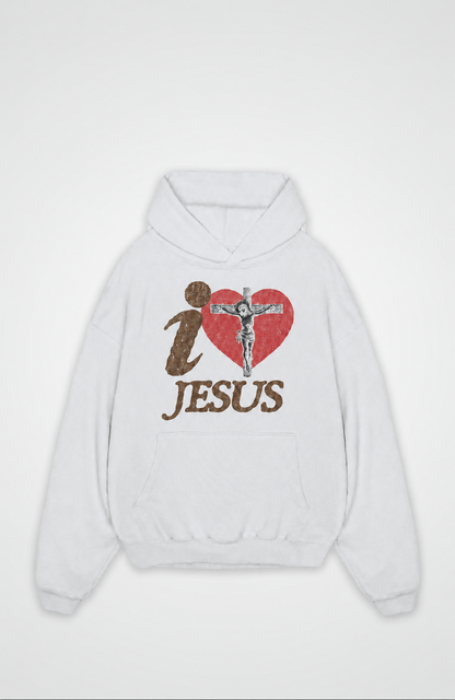 I love Jesus Oversized Hoodie