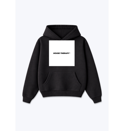 Oversized Hoodie - Black Front (Designed)