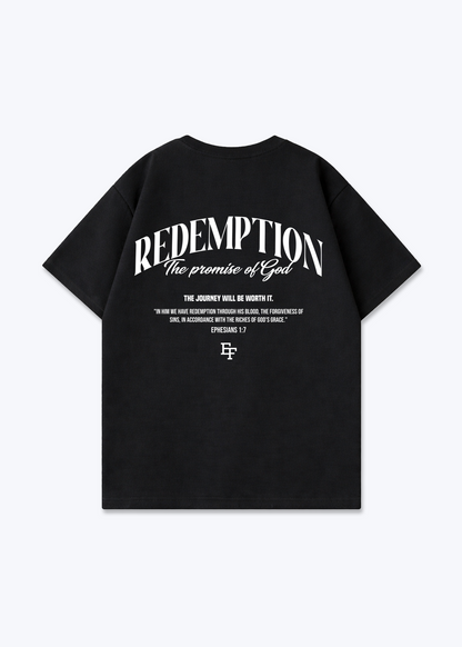 Redemption Oversized Shirt - Black Back (Designed)