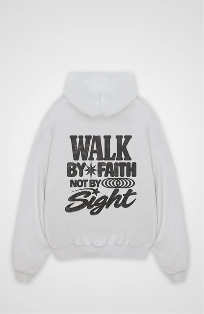 Walk by faith not by sight Oversized Hoodie