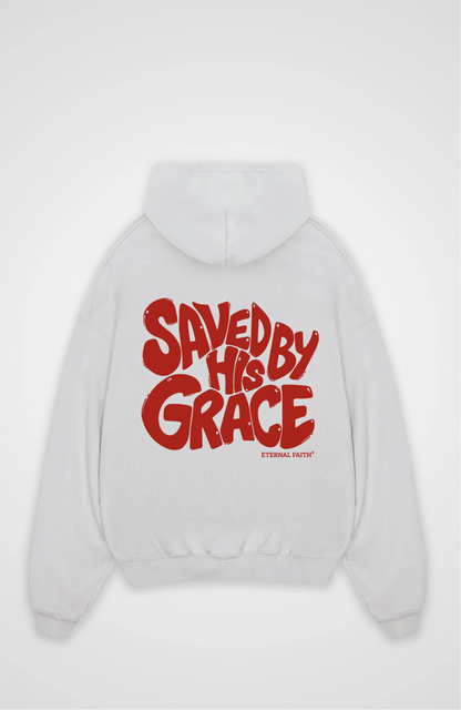 Saved by his Grace Oversized Hoodie