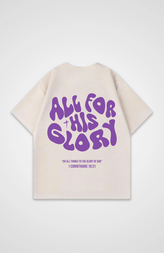 All for his Glory Lila Oversized Shirt