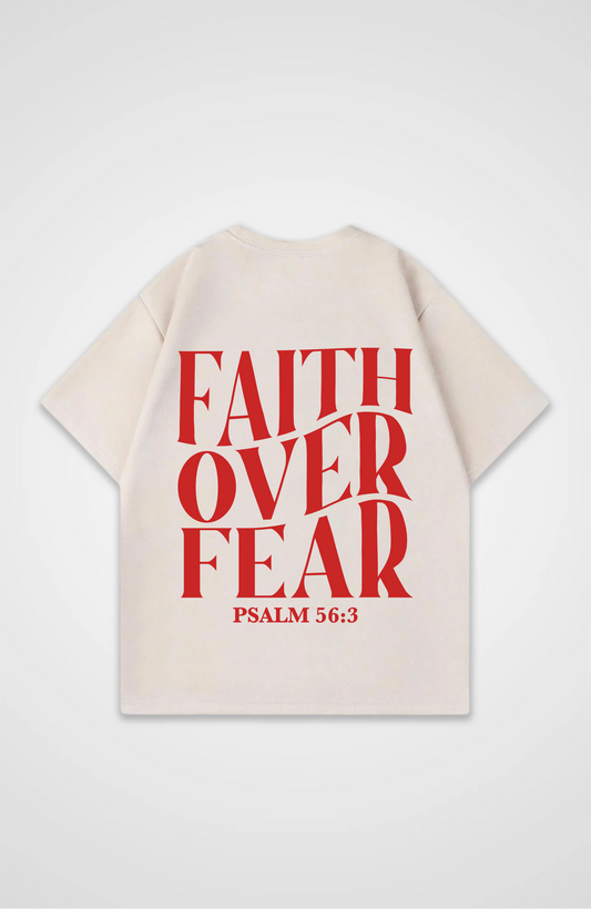 Faith Over Fear Rot Oversized Shirt