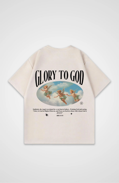 Glory to God (Engel Foto) Oversized Shirt