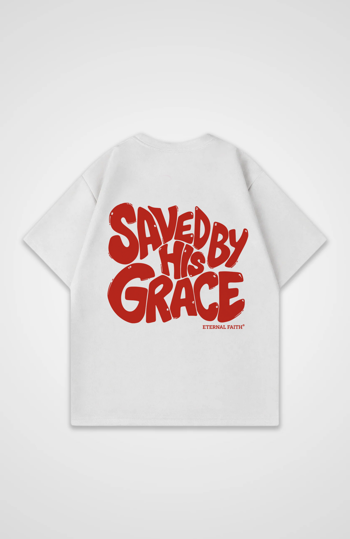 Saved by his grace Oversized Shirt