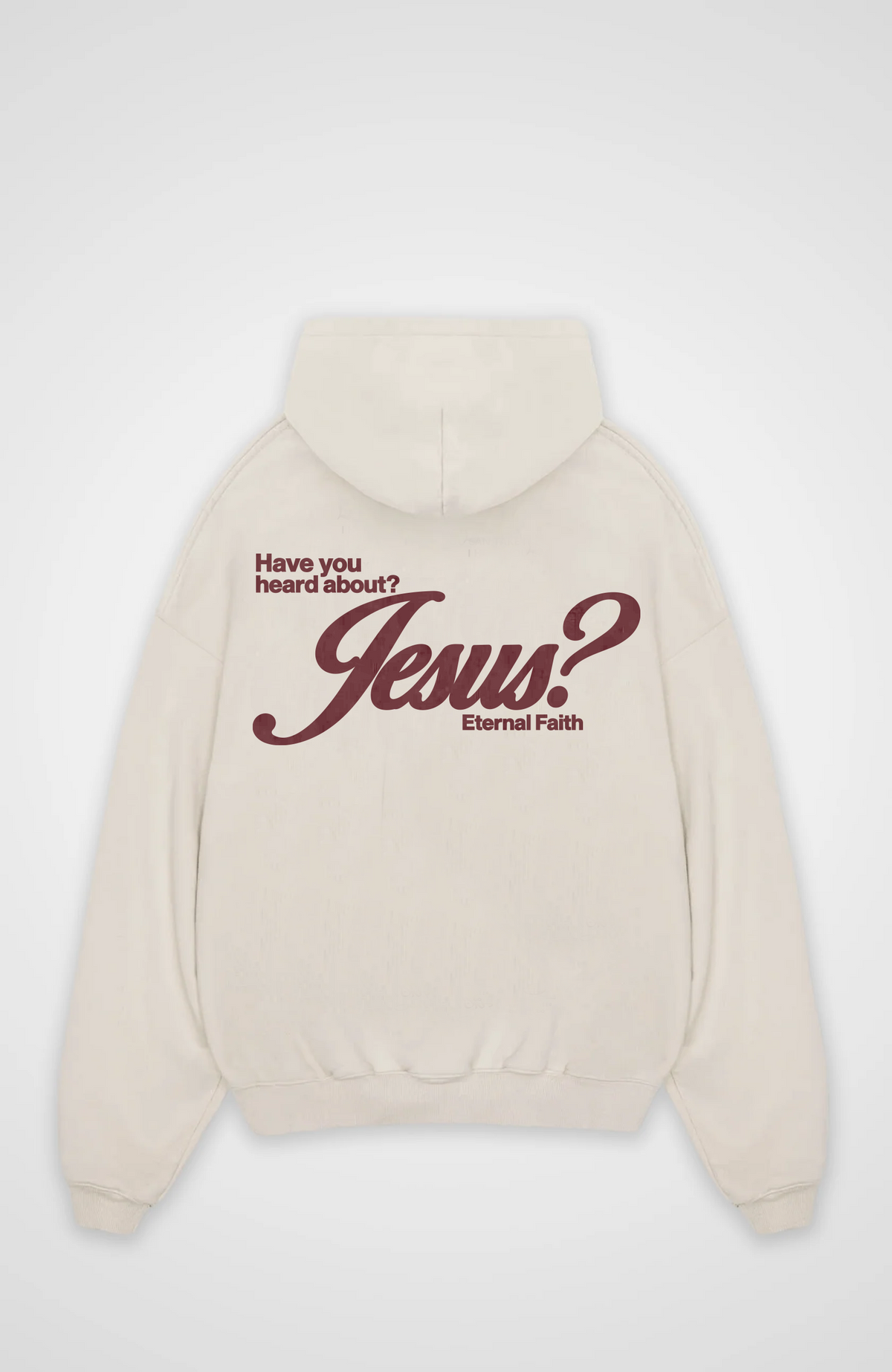 Have you heard about Jesus? Oversized Hoodie