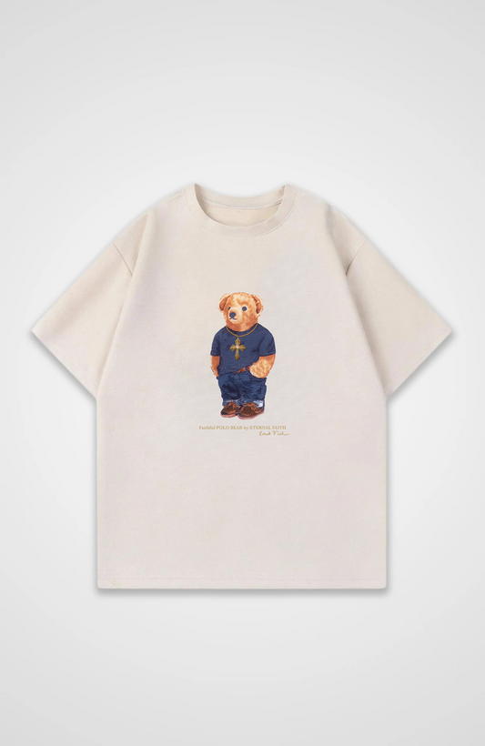 Polo Bear Gold Oversized Shirt