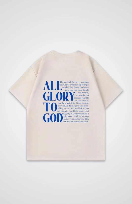 Alle glorie aan God Oversized shirt