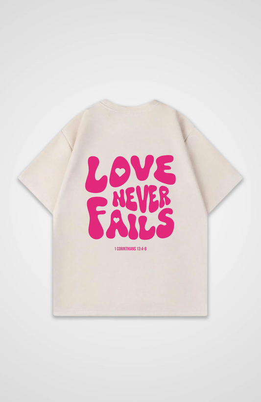 Liefde faalt nooit Oversized shirt