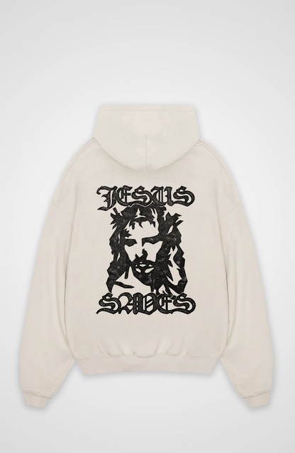 Jesus saves Oversized Hoodie