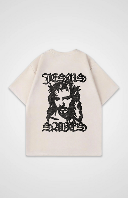 Jesus saves Oversized Shirt