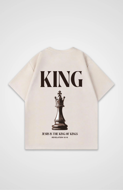 Jesus is King (Schach) Oversized Shirt