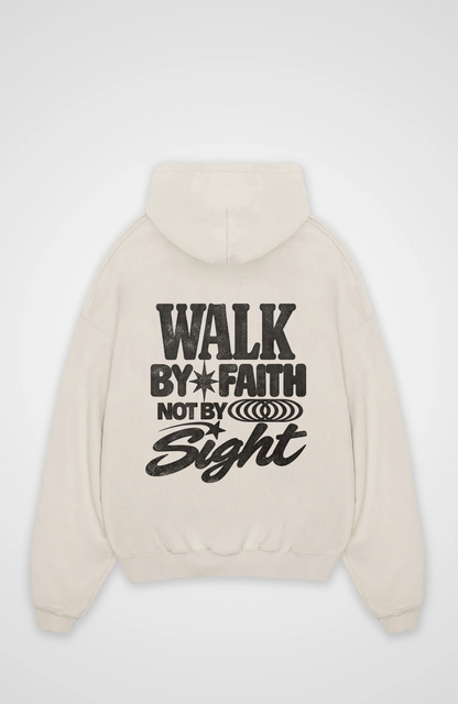 Walk by faith not by sight Oversized Hoodie