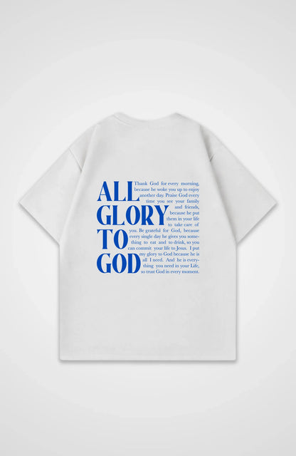 All Glory to god Oversize Shirt