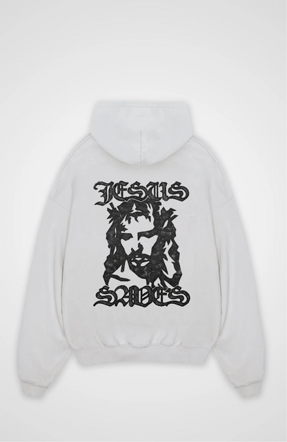Jesus saves Oversized Hoodie