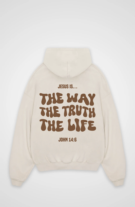 Jezus is... een oversized hoodie