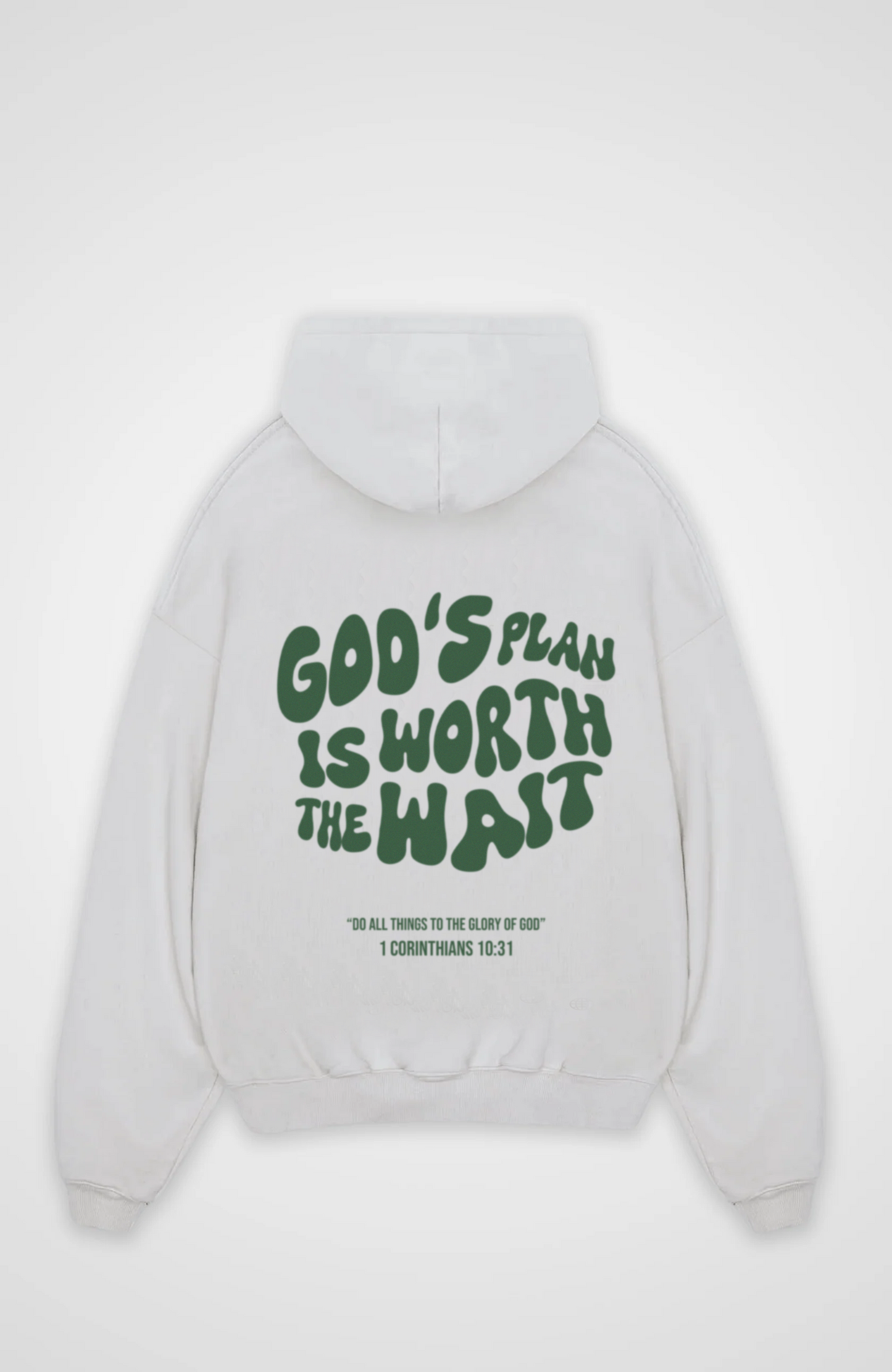 Gods Plan is worth the wait Grün Oversized Hoodie